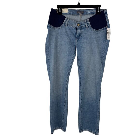 DL1961 NEW Patti Straight Maternity Jeans Size 27 DL Vintage Light Wash Ankle - Picture 2 of 12